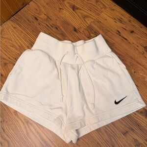 Nike Women's Off-White Athletic Shorts
